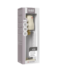BIBS Glass Baby Bottle Round Latex 1 pack 240 ml Medium Flow Ivory (Min. of 2 PK , multiples of 2 PK) - MAIGHAN DISTRIBUTION CANADA