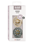 BIBS® Pacifier Boheme Latex 2 PK Vanilla/Pine (Min. of 2 PK, multiples of 2 PK) - MAIGHAN DISTRIBUTION CANADA