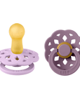 BIBS® Pacifier Boheme Latex 2 PK Violet Sky/Mauve (Min. of 2 PK, multiples of 2 PK) - MAIGHAN DISTRIBUTION CANADA