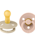 BIBS Pacifier Original COLOUR Latex 2 PK Vanilla/Blush (Min. of 2 PK, multiples of 2 PK) - MAIGHAN DISTRIBUTION CANADA