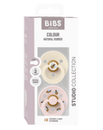 BIBS Pacifier Studio Colour 2 PACK Bumblebee Latex - Ivory Mix (Min. of 2 PK, multiples of 2 PK) - MAIGHAN DISTRIBUTION CANADA
