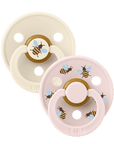 BIBS Pacifier Studio Colour 2 PACK Bumblebee Latex - Ivory Mix (Min. of 2 PK, multiples of 2 PK) - MAIGHAN DISTRIBUTION CANADA
