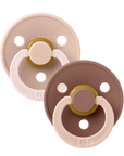 BIBS Pacifier Studio Colour 2 PACK Fusion Latex - Blush Woodchuck Mix (Min. of 2 PK, multiples of 2 PK) - MAIGHAN DISTRIBUTION CANADA