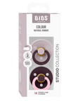 BIBS Pacifier Studio Colour 2 PACK Fusion Latex - Dusky Lilac Plum Mix (Min. of 2 PK, multiples of 2 PK) - MAIGHAN DISTRIBUTION CANADA