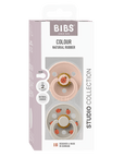 BIBS Pacifier Studio Colour 2 PACK Ladybug Latex - Blush Mix (Min. of 2 PK, multiples of 2 PK) - MAIGHAN DISTRIBUTION CANADA