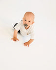 BIBS Pacifier Studio Colour 2 PACK Polka - Ivory/Black (Min. of 2 PK, multiples of 2 PK) - MAIGHAN DISTRIBUTION CANADA