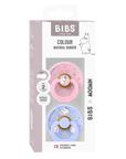 BIBS x Moomin Pacifier Colour 2 pack Dreaming Latex - Baby Pink Mix (Min. of 2 PK, multiples of 2 PK) - MAIGHAN DISTRIBUTION CANADA