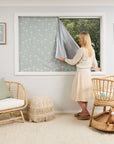 Porta Fox Cut-to-Size Blackout Blind - Boho Palms (Min. of 2 PK, Multiples of 2 PK)
