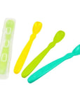 Re-Play 4 PK Infant Spoons- Aqua (Min. of 2 PK, Multiples of 2 PK)