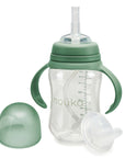 noüka Transitional Sippy/Weighted Straw Cup - Fern (Min. of 2 PK, Multiples of 2 PK)