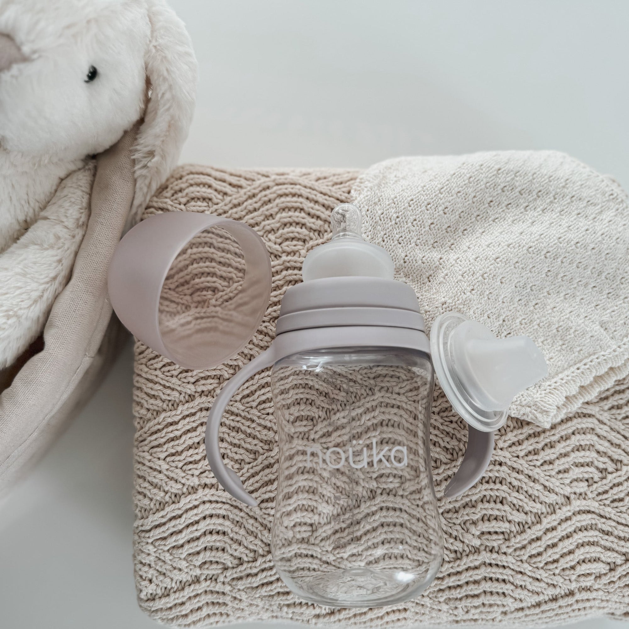 noüka Transitional Baby Bottle/Sippy Cup - Wave (Min. of 2 PK, Multiples of 2 PK)