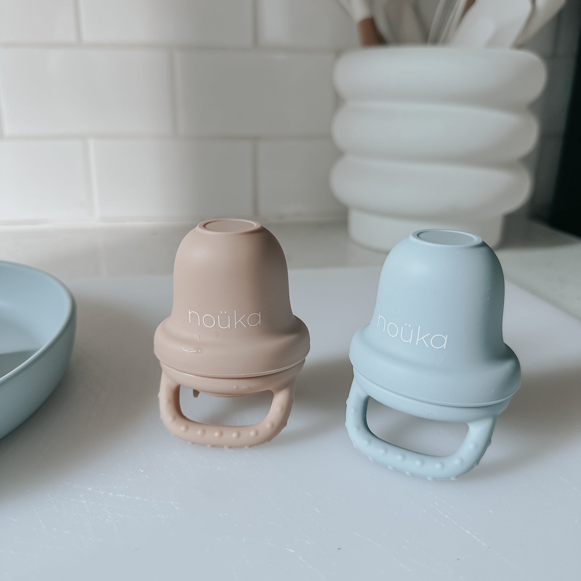 noüka Baby Food Feeder Lily Blue (Min. of 2 PK, Multiples of 2 PK)