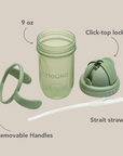 noüka Straight Straw Cup - Wave (Min. of 2 PK, Multiples of 2 PK)