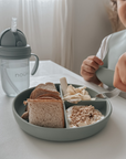 noüka Divided Suction Plate - Light Storm (Min. of 2 PK, Multiples of 2 PK)
