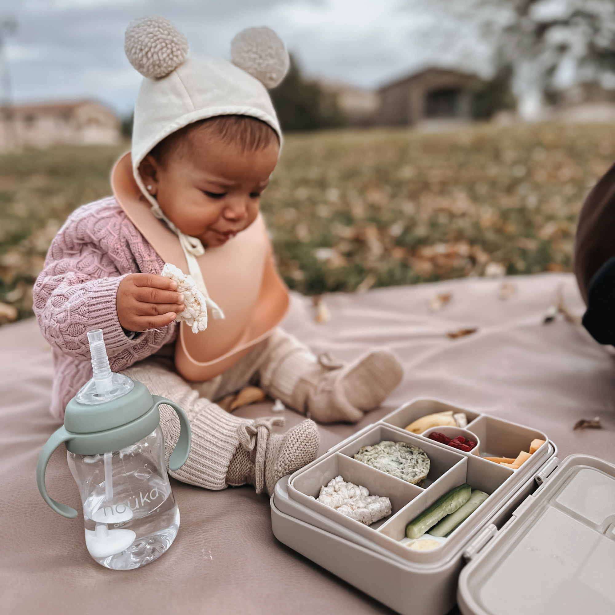 noüka Transitional Sippy/Weighted Straw Cup - Fern (Min. of 2 PK, Multiples of 2 PK)