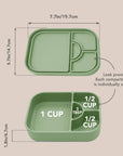noüka Medium Silicone Sealed Lunch Box - Wave (Min. of 2 PK, Multiples of 2 PK)