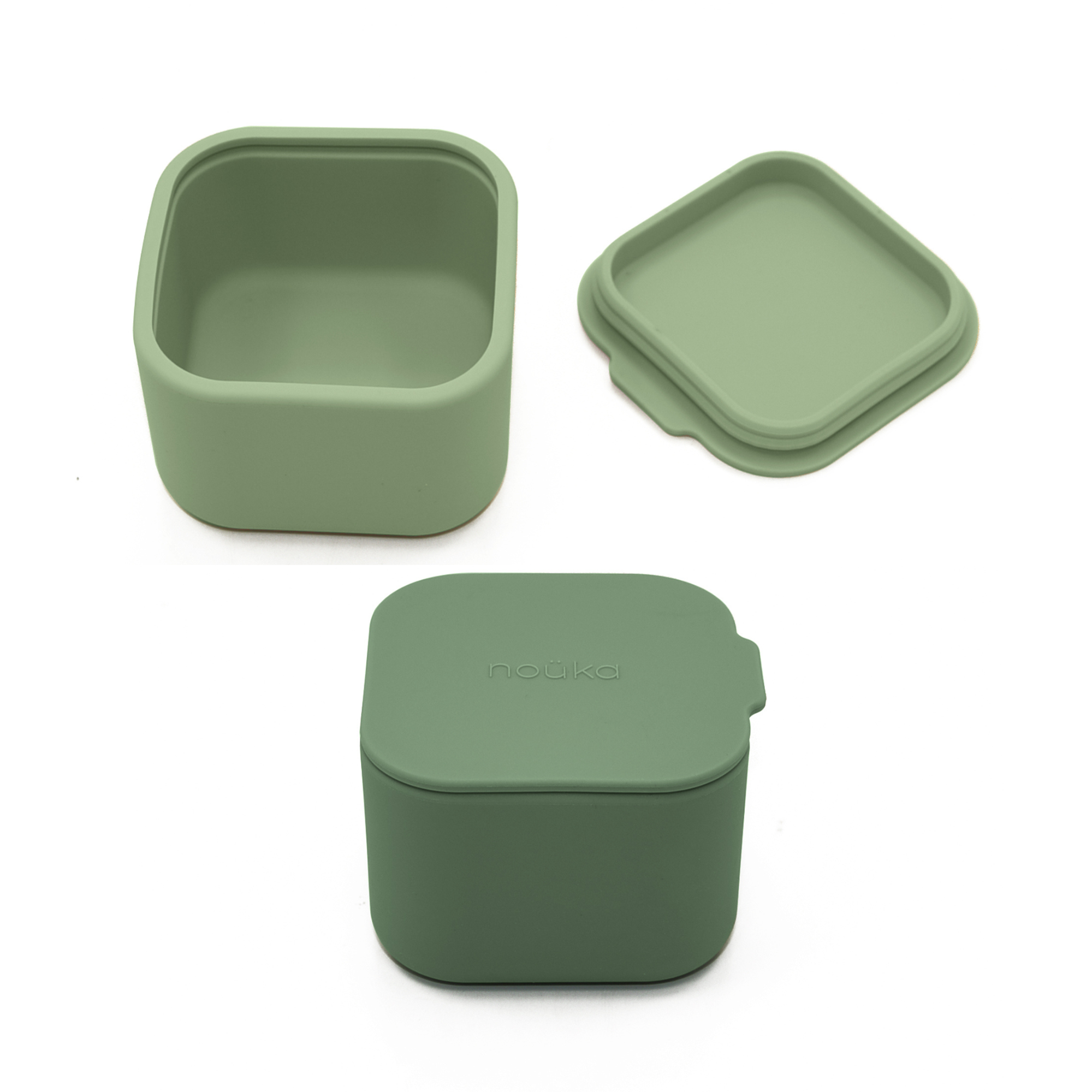 noüka Mini Snack Cups 2 PK - Leaf/Fern (Min. of 2 PK, Multiples of 2 PK)