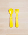 Re-Play 8 PK Packaged Utensils - Yellow (Min. of 2 PK, Multiples of 2 PK)