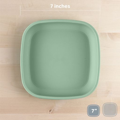 Re-Play Flat Plate 7''- Sage (Min. of 2 PK, Multiples of 2 PK)