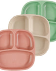 Re-play 3 PK Packaged Divided Plates, Desert, Sand, Sage (Min. of 2 PK, Multiples of 2 PK)