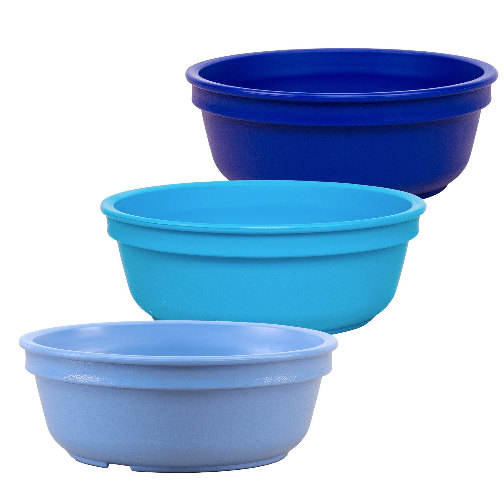Re-play 3PK Packaged 12Oz Bowls, Denim, Sky Bue, Navy (Min. of 2 PK, Multiples of 2 PK)