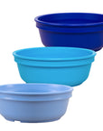 Re-play 3PK Packaged 12Oz Bowls, Denim, Sky Bue, Navy (Min. of 2 PK, Multiples of 2 PK)