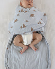günamüna Swaddle Sleep Sack Duvet Bamboo Mini Floral 1 TOG (Min. of 2, multiples of 2) - MAIGHAN DISTRIBUTION CANADA