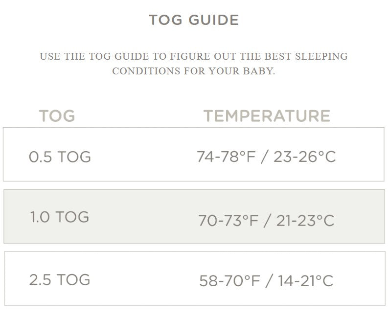 günamüna Long Sleeve Swaddle Sleep Sack Duvet Bamboo Woof 1 TOG (Min. of 2, multiples of 2)