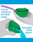 Re-Play Dip N Pour Bowl - Lime Green (Min. of 2 PK, Multiples of 2 PK)
