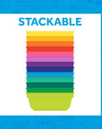 Re-play 3PK Packaged 12Oz Bowls, Red, Yellow, Sky Blue (Min. of 2 PK, Multiples of 2 PK)