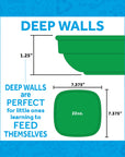 Re-Play Flat Plate 7''- Sage (Min. of 2 PK, Multiples of 2 PK)