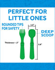 Re-Play 8 PK Packaged Utensils - Purple (Min. of 2 PK, Multiples of 2 PK)