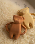 Moonie Bear Natural Rubber Teether - Cappuccino (Min. of 2 PK, multiples of 2 PK) - MAIGHAN DISTRIBUTION CANADA