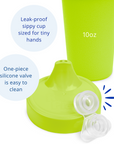 Re-Play No Spill Sippy Cup Assembled - Lime Green (Min. of 2 PK, Multiples of 2 PK)