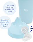 Re-Play No Spill Sippy Cup Assembled - Ice Blue (Min. of 2 PK, Multiples of 2 PK)
