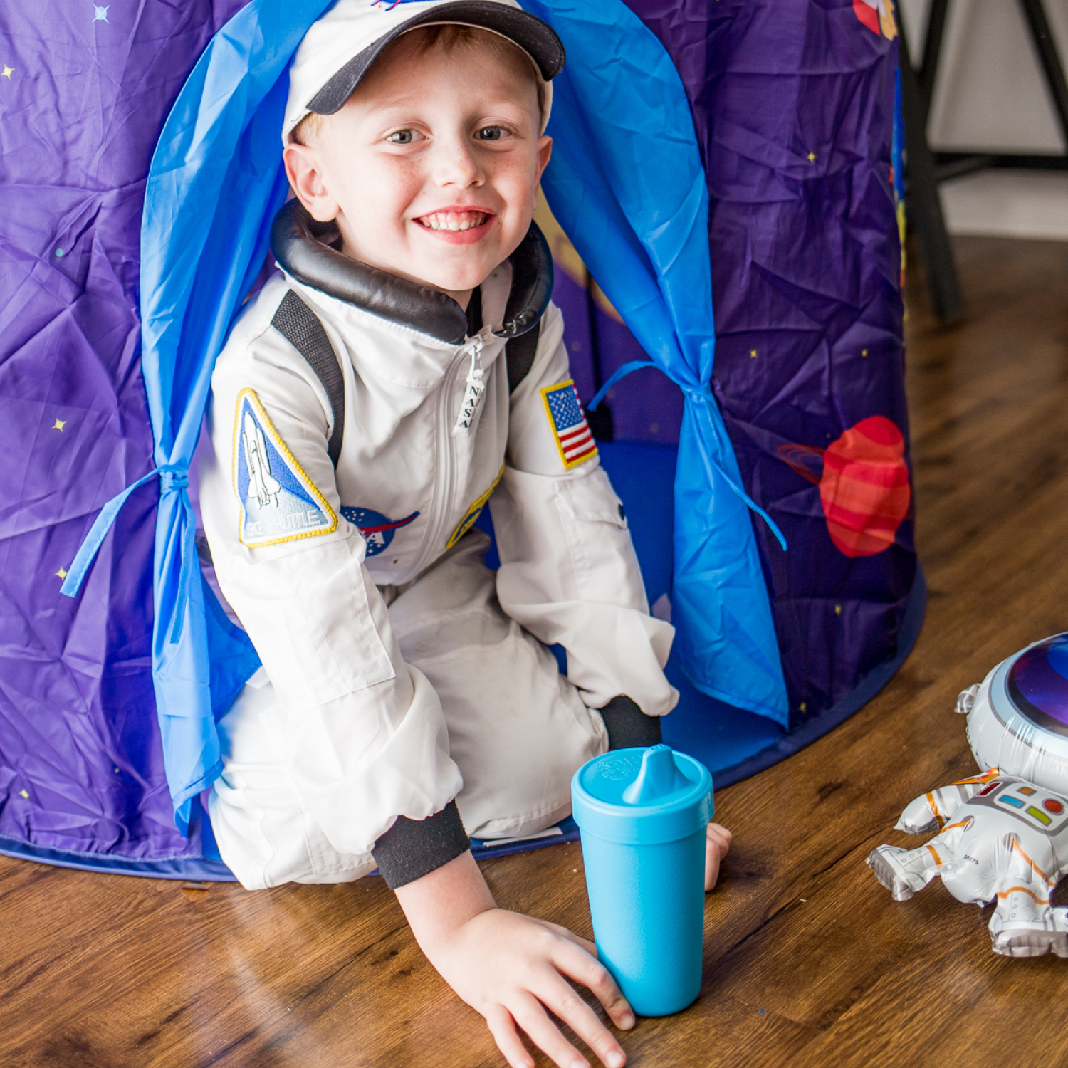 Re-Play No Spill Sippy Cup Assembled - Sky Blue (Min. of 2 PK, Multiples of 2 PK)