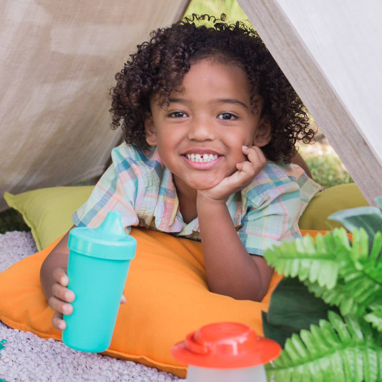 Re-Play No Spill Sippy Cup Assembled - Aqua (Min. of 2 PK, Multiples of 2 PK)