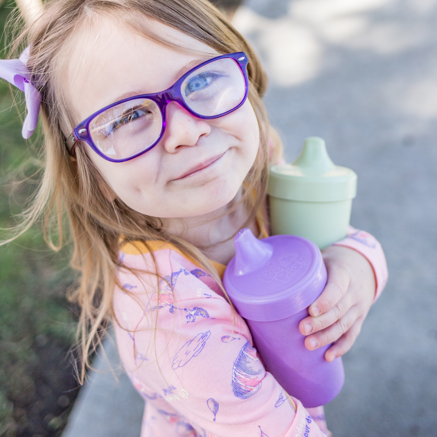 Re-Play No Spill Sippy Cup Assembled - Purple (Min. of 2 PK, Multiples of 2 PK)