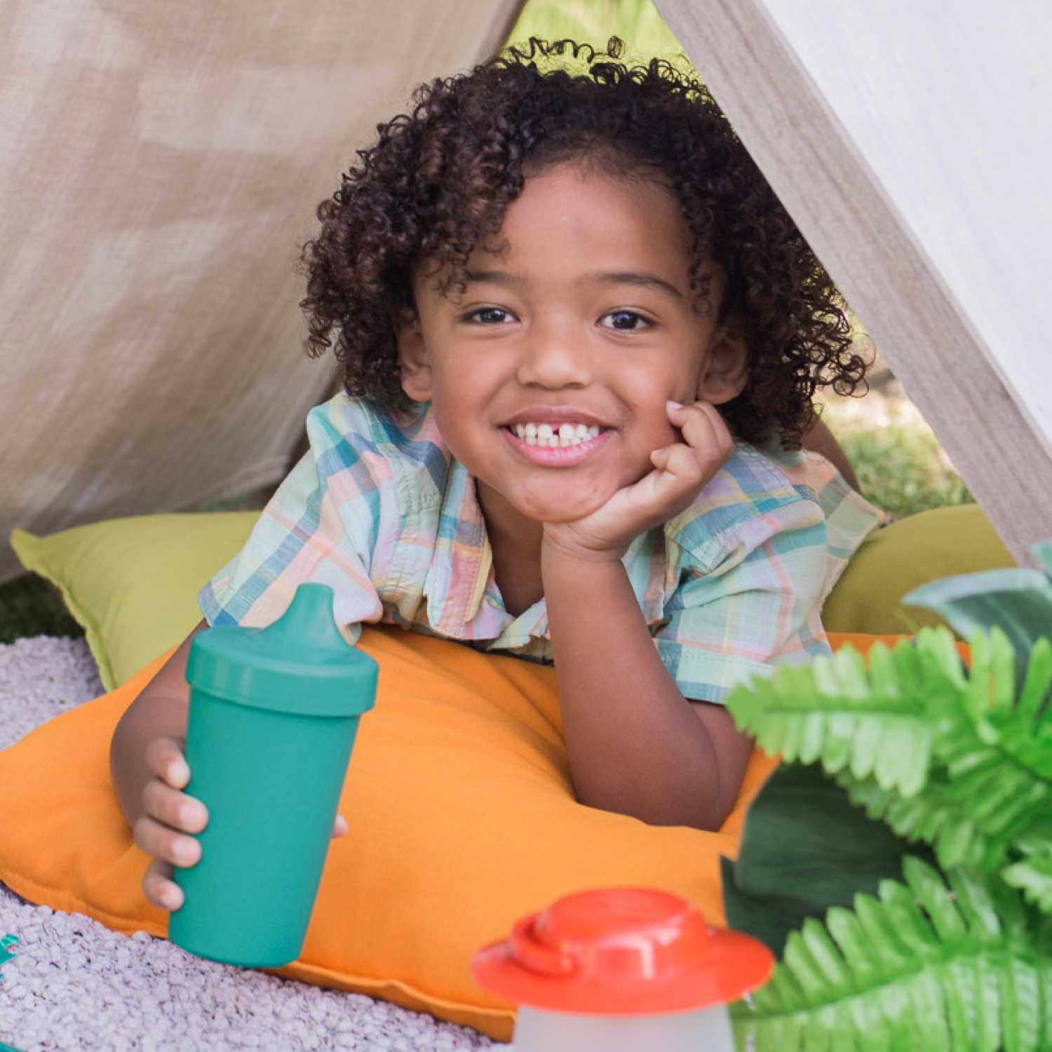 Re-Play No Spill Sippy Cup Assembled - Teal (Min. of 2 PK, Multiples of 2 PK)