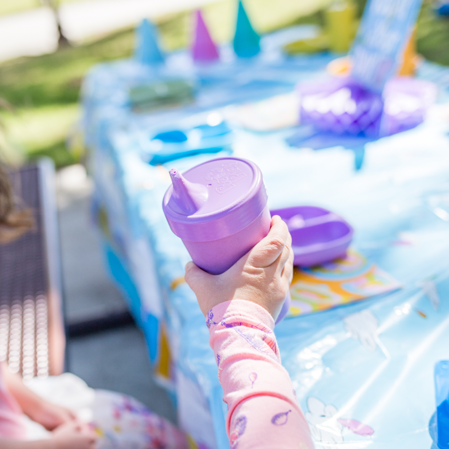 Re-Play No Spill Sippy Cup Assembled - Purple (Min. of 2 PK, Multiples of 2 PK)