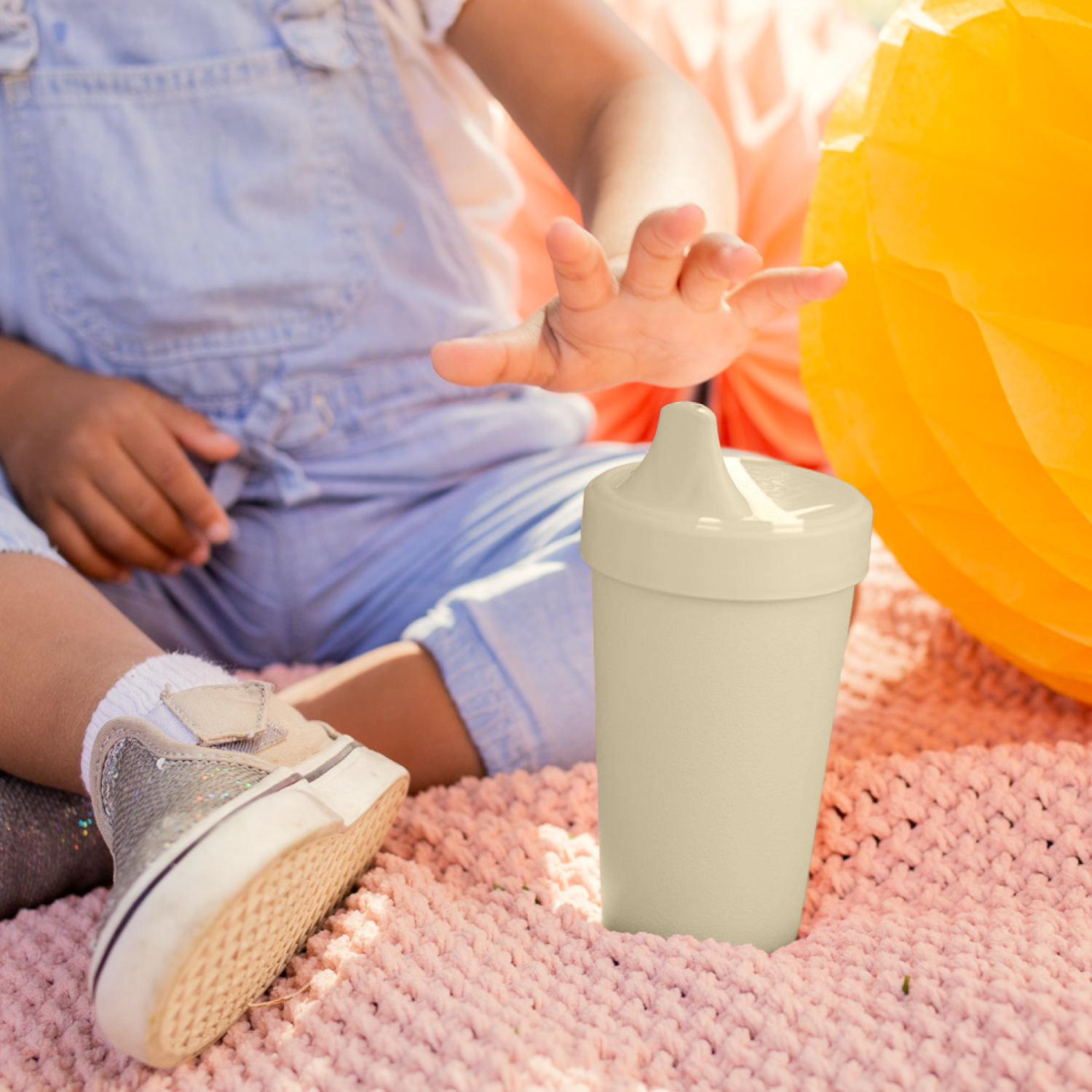Re-Play No Spill Sippy Cup Assembled - Sand (Min. of 2 PK, Multiples of 2 PK)