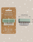 noüka Baby Nail Brush Leaf (Min. of 2 PK, Multiples of 2 PK) - MAIGHAN DISTRIBUTION CANADA