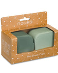 noüka Mini Snack Cups 2 PK - Leaf/Fern (Min. of 2 PK, Multiples of 2 PK) - MAIGHAN DISTRIBUTION CANADA