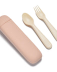 noüka Reusable Utensil Set & Carry Case - Soft Blush (Sold in Case of 2, Qty of 1=2 products) - MAIGHAN DISTRIBUTION CANADA