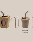 noüka Straw Cup 6 OZ - Bloom (Min. of 2 PK, Multiples of 2 PK) - MAIGHAN DISTRIBUTION CANADA