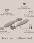 noüka Toddler Cutlery Set - Lily Blue (Min. of 2 PK, Multiples of 2 PK) - MAIGHAN DISTRIBUTION CANADA