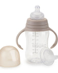 noüka Transitional Baby Bottle/Sippy Cup - Soft Sand (Min. of 2 PK, Multiples of 2 PK) - MAIGHAN DISTRIBUTION CANADA