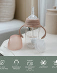 noüka Transitional Sippy/Weighted Straw Cup 8Oz - Soft Blush (Sold in Case of 2, Qty of 1=2 products) - MAIGHAN DISTRIBUTION CANADA