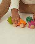 Oli & Carol Emma The Eggplant Baby Car Toy (Min. of 2 PK, multiples of 2 PK) - MAIGHAN DISTRIBUTION CANADA