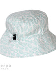 Sherpa Canda Bucket Hat - Aqua Leaves (Min. of 1, Multiples of 1)